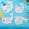 Motionchic 24 Sets Color Your Own Jonah and The Whale Craft Kit Religious Sunday School Crafts DIY Christian Crafts for Kids Girls Boys Fun Sunday School Activities