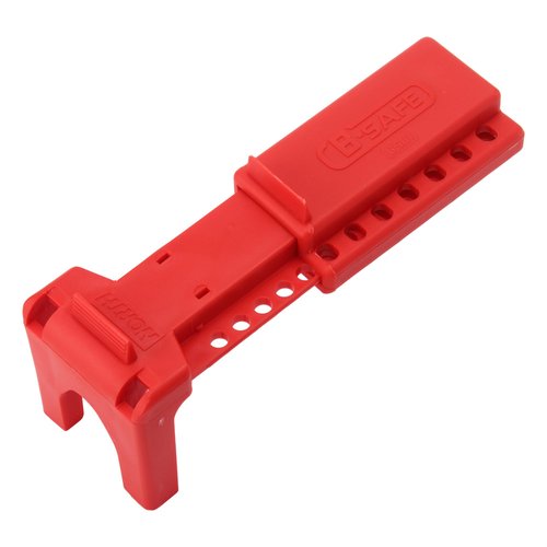 Panduit PSL-BV1 Ball Valve Lockout Device, 0.25 - 1.00-Inch Valve Size, Red