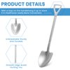 20 Pack Shovel Shape Demitasse Espresso Spoons, 4.7 Inches Stainless Steel Mini Coffee Spoons, Small Spoons for Dessert,Tea, Appetizer, Party Supplies