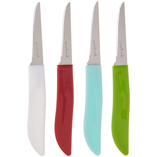 Good Cook 4-Piece Quick Paring Knife Set, multi-color, Small