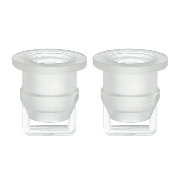 Motoforti Automotive Transfer Case Cable Bushing, for Jeep Wrangler JK 2007-2018, Rubber, 68064273ab, Transparent, 2 Pcs