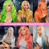 20 Inch 613 Lace Front Wig Human Hair 13x6 Transparent Lace 180 Density Blonde Lace Front Wigs Human Hair for Black Women Pre Plucked Color 613 Hd Lace Frontal Wig Straight Blonde Wig Human Hair