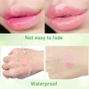 2 Pack Aloe Vera Lipstick, Long Lasting Lip Care Nutritious Plumper Lip Balm, Moisturizer Magic Color Changing Crystal Jelly Lipstick, Lip Gloss Matte Makeup Tinted Lip Balm (Green A)