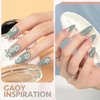 GAOY Sage Gray Gel Nail Polish, 16ml Soak Off UV Light Cure Gel Polish for Nail Art DIY Manicure at Home, Color 1289