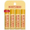 Burt's Bees Lip Balm Stocking Stuffers, Moisturizing Lip Care Holiday Gift, 100% Natural, Original Beeswax with Vitamin E & Peppermint Oil (4 Pack)