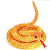 Bakalizoo 3.6 ft Long Soft Snake Dolls, Cute Stuffed Animals Plush Pranks Spoof Stuff Toys, Gifts for Kids, Child, Birthday, Halloween, Christmas, Home Decor (Yellow)