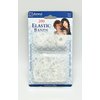 DONNA ELASTIC BANDS WOMEN ELASTIC HAIR TIE, HAIR ACCESSORIES FOR WOMEN PERFECT FOR PONYTAILS AND MORE 200PCS CLEAR