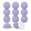 LONGWAY 0.24Oz (7ml) Empty Lip Balm Sphere Containers | Screw Cap Lipstick Tubes/Chapstick Tubes/Chapstick Holder for Lip Gloss & BPA FREE (Pack of 10） (Light Purple)