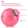 DLUGOPIS Sparkling Pink Size 2 Toddler Soccer Ball Kids Soccer Ball Mini Soccer Ball Age 3-8 Indoor Soccer Ball Small Soccer Ball for Boys Girls Gift Outdoor Sport Practice Grass (Sparkling Pink, 1)