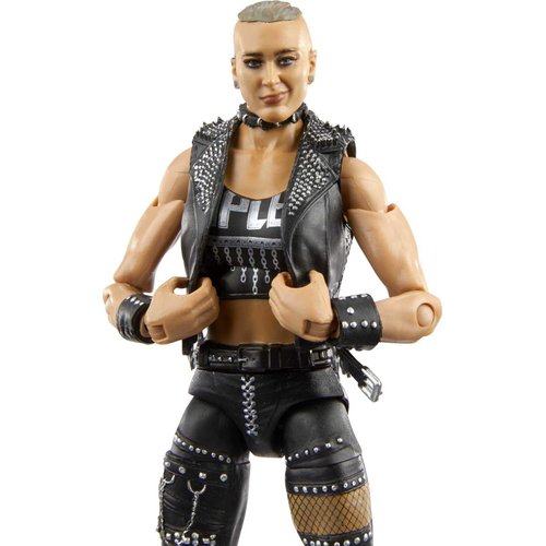 WWE Rhea Ripley Elite Collection Action Figure, 6-in/15.24-cm Posable Collectible Gift for WWE Fans Ages 8 Years Old & Up
