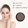 FIVEFULU Single Ash-Brown Eyeshadow, Pressed Powder Matte Ash-Brown Eye Shadow Palette Make-up, Blendable Long Lasting High Pigment Brown Eye Makeup Halloween Brown Eye Paint & Face Body Paint