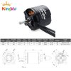 KingVal Replacement 5065 435KV Brushless Motor with Mounting Screw Kit Compatible with RC Fixed-Wing Multicopter Helicopter Aircraft Airpalne