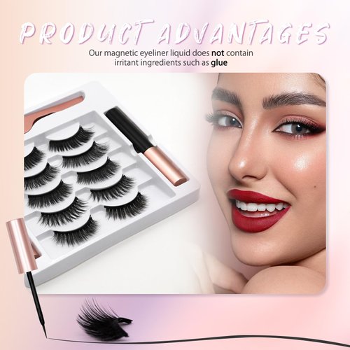 Eyelashes Magnetic,Magnetic Lashes Magnetic Eyelashes With Applicator,Reusable Magnetic Eyelashes,Eyelashes Magnetic Lashes,Magnetic Eyelashes Natural Look,Magnetic Eyelashes No Glue (white)