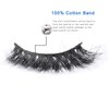 Miss Kiss 1 Pair Lashes 3D Mink Lash Spike Natural Look Eye Lashes Soft Fluffy False Lash Cat Eye Fake Eyelashes Wispy Handmade Eyelash Strips Pack 12 MM