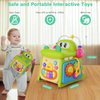 Toys for 1+ Year Old Kids Gifts, First Birthday Gifts for Girls Boys, 8-in-1 Multi-Functional Montessori Toddler Toys with Learning and Playing, Educational Musical Toys for 2-4 Years Old