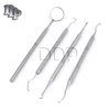 Dental Tartar Calculus Plaque Remover Tooth Scraper, Dental Mirror & Scaler Set