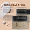 Advanced Retinol Eye Cream for Anti-Wrinkle, Dark Circles & Puffiness – Brightens, Firms, and Reduces Eye Bags | Antioxidant Formula with Caffeine & Peptides – 15ml