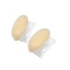 2PCS 23 Teeth Hair Fringe Volume Bump Up Inserts Tools-Hair Pin Hair Styling Clip Hair Charming Insert Do Beehive Tool Maker Hair Comb Hair Style Accessories (Beige)