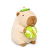 Ditucu Cute Tennis Capybara Plush Sports Pulling Stuffed Animals Capibara Plushies Toys Gifts for Kids Beige 9.8 inch