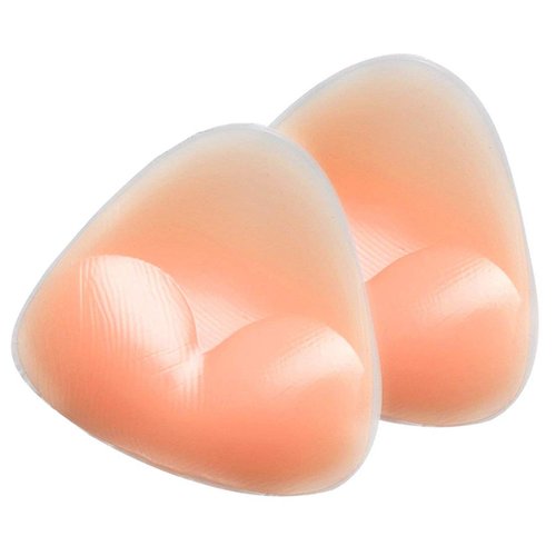 Bra Pad Breast Enhancers, Upgraded Silicone Bra Insert Triangle Waterproof Bra enhancement for Swimsuit Bikini Sport Bra Skin