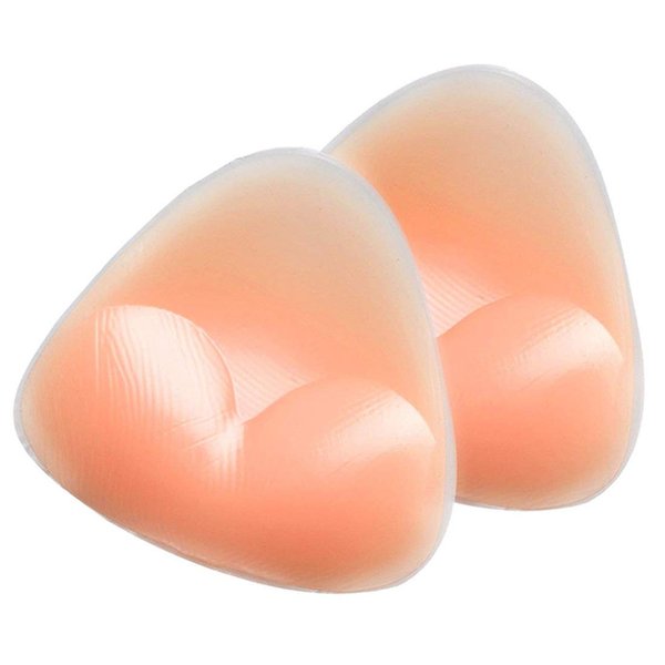 Bra Pad Breast Enhancers, Upgraded Silicone Bra Insert Triangle Waterproof Bra enhancement for Swimsuit Bikini Sport Bra Skin