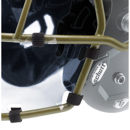 Schutt Splash Shield for Football Helmet Facemask - Improves Hygiene and Protects from Coughs, Sneezes, Spit and Sweat - Clear Non-Tinted for Easy Visibility, Upper and Lower Splash Shield Set