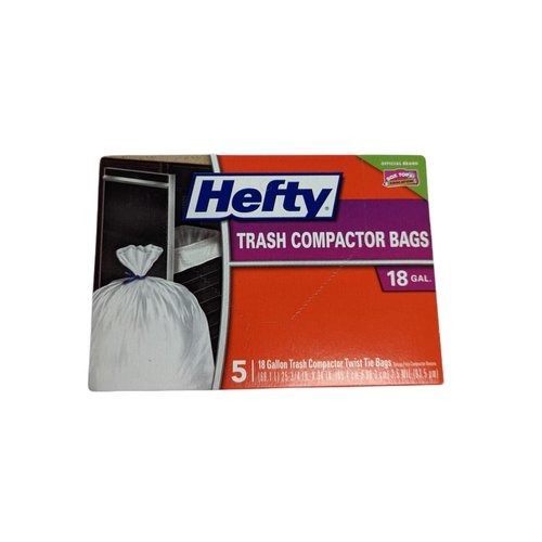 Hefty E21218 Trash Compactor Bags 5 Count