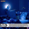 Sunlite Incandescent C9 Colored Night Light Bulb, 7 watts, 120 Volts, Intermediate E17 Screw Base, 2000 Rated Hours, Christmas-Lights Nightlight, Transparent Blue, 25 Pack