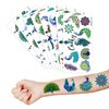 Happy Diwali Temporary Tattoos 81 PCS Indian Festival of Lights Party Themed Stickers for Kids Birthday Party Supplies, Decorations, Favors, and Prizes (Peacock)