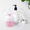 DOITOOL Face Wash Foam Maker Facial Foam Cup Whip Bubble Maker Foam Whip Maker Facial Skin Cleansing Care for Home Travel Pink