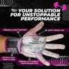 JerkFit WODies Pink 3 Hole Gymnastics Grips with Wrist Support (Medium) - Latex Free Elastic Pull Up Grip for Cross Training, WODs, Weightlifting - Workout Grips for Men and Women for Palm Protection