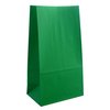 Party Favor Bag - 50 Pack Emerald Dark Green Food Grade Kraft Paper Lunch Bags for Birthday, St Patrick's Day and Christmas - 5"x3"x9"