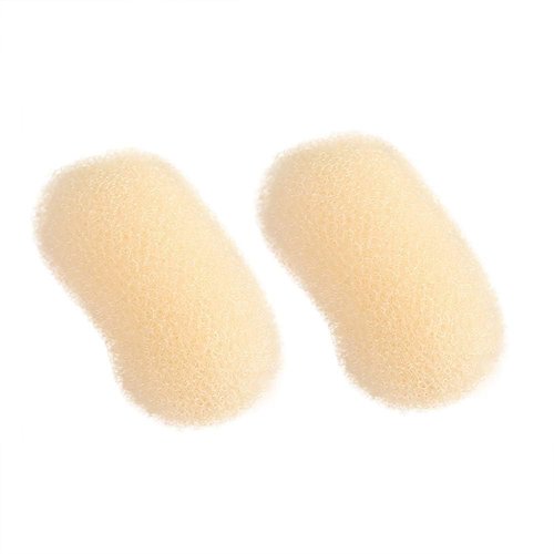 2Pcs Beige Charming Bump It Up Volume Inserts Hair Comb Do Beehive Hair Style Tool Hair Pads Do Beehive Hair Base Styling Clip Accessories for Women Lady GirL,Hair Accessories,Bun and Crown Shapers