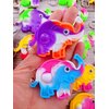 Roaqua 30 Packs Bulk Elephant Push Rainbow Bubble Mini Pop Fidget for Boy Girls Kids,Birthday Party Favors Supplies Classroom Summer Student Graduation Prize Gifts