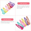 Healeved 36PCS Hair Clips for Girls Snap Hair Clips Non Slip Star Heart Butterfly Barrettes Toddler Hair Pins Metal Hair Clips Hair Barrettes for Women Girls Hair Accessories