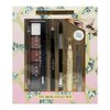 Paris Hilton Brow Collection Set - Eyebrow Makeup Palette with Brow Powder, Pencil, Highlighter,Spoolie,Tweezer - Waterproof Long Lasting Professional Kit for Women - Shape, Define Natural Look- 5 pcs