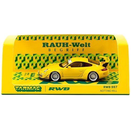 RWB 997 Yellow Notting Hill Hobby64 Series 1/64 Diecast Model Car Tarmac Works T64-057-NO