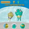 2pcs Frog Wind Up Bath Toys for Kids, Bath Toys for Babies, Pool and Water Toys for Toddlers, Birthday and Party Favors, Kids Prizes, Easter Basket Stuffers