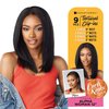 Sensationnel Curls Kinks & CO Textured Clip In Human Hair Blend Hair Extension 9PCS - ALPHA WOMAN 12 INCH (1B Off Black)