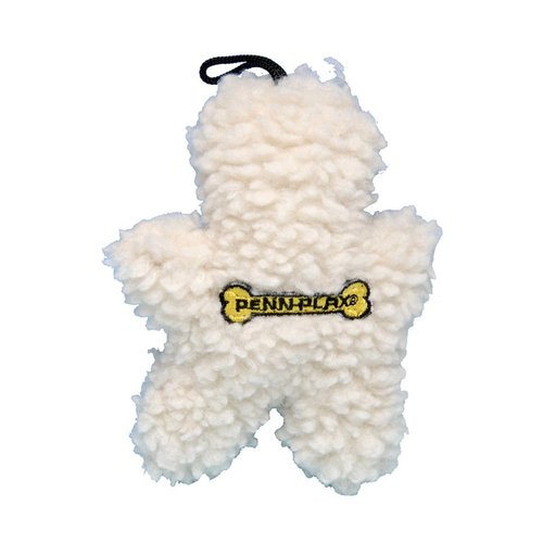 Penn-Plax 5 inch Fleece Man Plush Squeaker Dog Toy | Great for Sleep and Cuddling | Dogs of All Ages and Sizes Enjoy The Soft Fleece