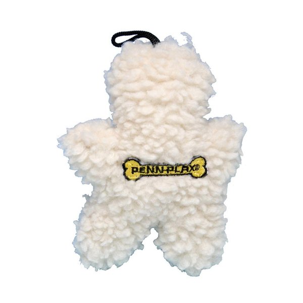 Penn-Plax 5 inch Fleece Man Plush Squeaker Dog Toy | Great for Sleep and Cuddling | Dogs of All Ages and Sizes Enjoy The Soft Fleece