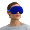 SensaCare Lavender Eye Mask - Weighted Eye Mask for Relaxation and Yoga - Cold Therapy Eye Masks for Women, Men - 1 Eye Mask Blue