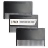 3 Pack Pocket Beard Comb for Men - Mini Hair and Mustache Styling Comb Kit | Anti-Static Wallet Comb for Men’s Beard Care, Grooming, and Detangling | Portable Small Combs for On-The-Go