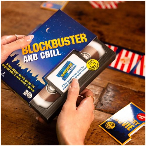 Blockbuster and Chill: 2 Player Movie Board Game For Adults and Families
