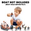 ArtCreativity Pirate Action Figure Playset, Set of 8 Legendary Plastic Figures in Assorted Poses, Cool Pirate Toy Set for Kids, Great Birthday Gift Idea for Boys and Girls