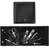 3 Swords Germany - brand quality 7 piece manicure pedicure grooming kit set for professional finger & toe nail care scissors clipper fashion leather case in gift box, Made by 3 Swords (84322)