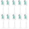 Toothbrush Replacement Heads for Philips Sonicare ProtectiveClean DailyClean Electric Toothbrush Head 1 2 Series Plaque Control Gum 4100 5100 C1 C2 G2 Snap-on, 10 Pack
