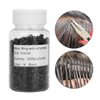 1000pcs Micro Rings Links Beads, Aluminum Micro Links Rings Beads Screw Micro Rings Hair Extension Tool for Hair Extensions Without Trace (black)