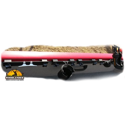 Woodlander Outdoors Rod Holder for Lund Boat Sport Trak Gunnel System - with Cannon Rod Holder Installed