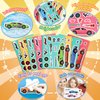 32 Sheets Car Stickers for Kids Make A Face Race Car Stickers for Kids Race Car DIY Art Craft Rewards for Boys Girls Birthday Party Favors Supplies Craft